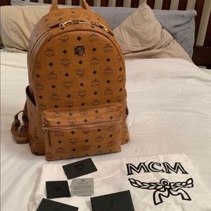 MCM Tan Backpack